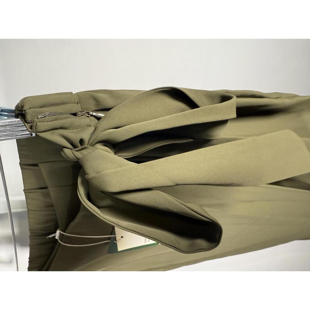 NWT Halara High Waisted Tie Side Wide Leg Work Pants Burnt Olive Size Large - Picture 12 of 16